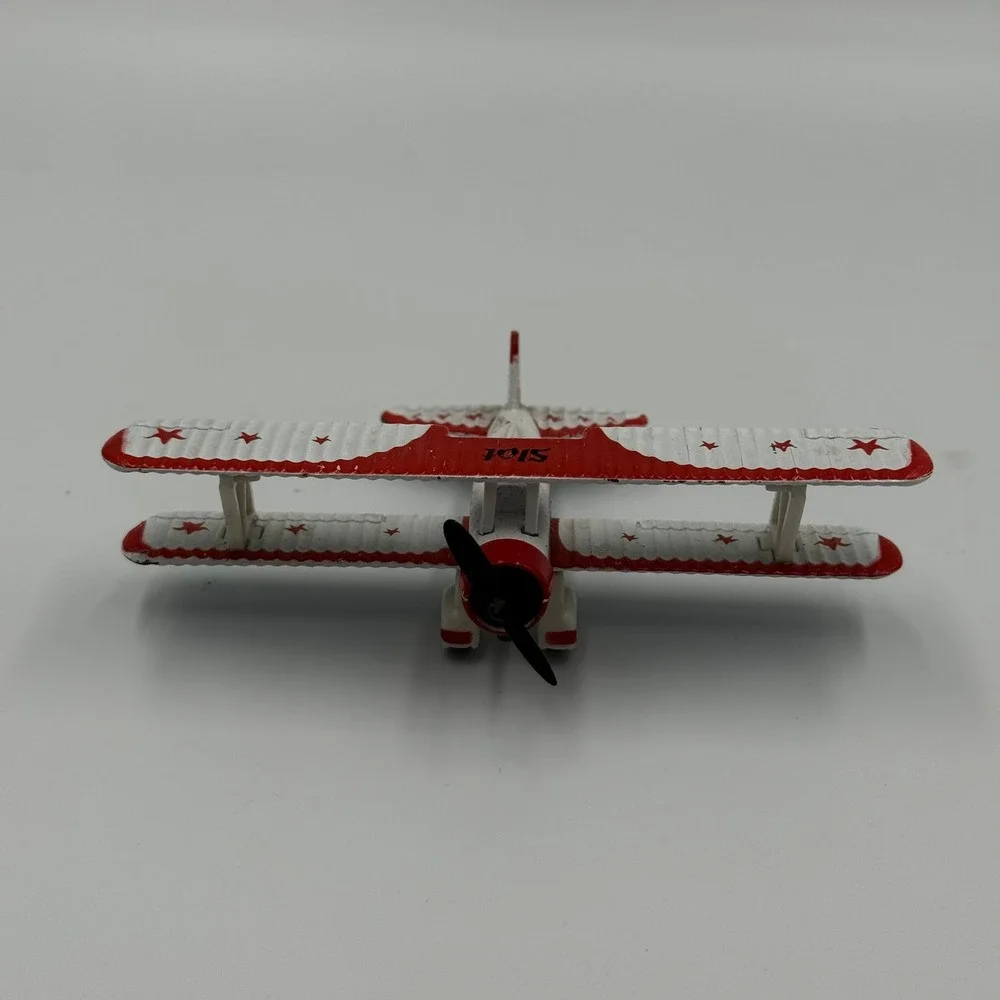 Vintage 1991 Red Baron Pizza Stearman‎ Squadron 1:72 Diecast Bi-Plane Set 4-Pack